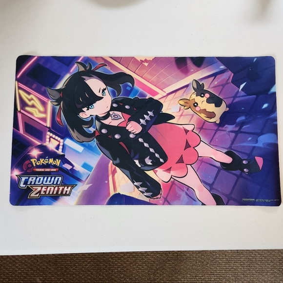 POKEMON OFFICIAL PLAYMAT MORPEKO MARNIE CROWN ZENITH V-UNION Premium - Picture 7 of 7